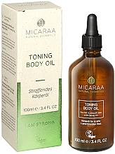 Тонізувальна олія для тіла - Micaraa Toning Body Oil — фото N2