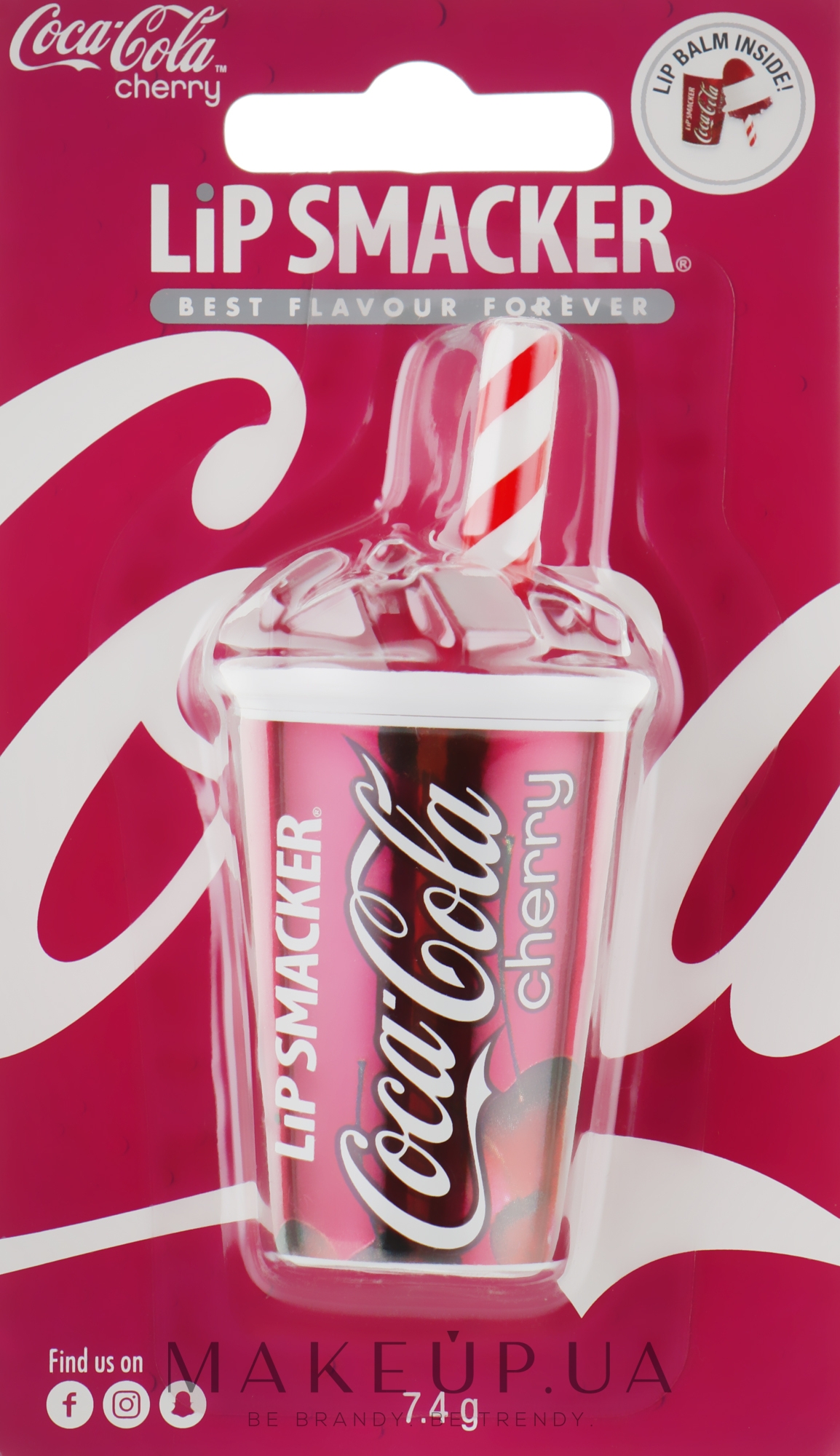 Бальзам для губ "Coca-Cola Вишня" - Lip Smacker Lip Balm Coca Cola Cherry — фото 7.4g