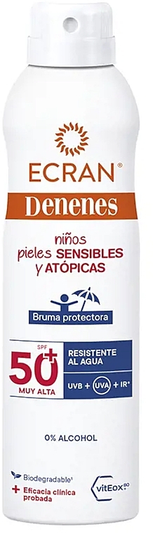 Сонцезахисний спрей для тіла - Denenes Ecran Denenes Protective Mist SPF50+ — фото N1