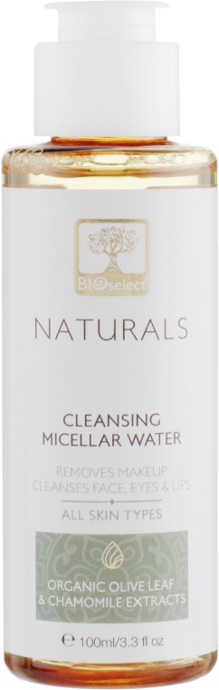 Очищающая мицеллярная вода для лица с конопляным маслом - BIOselect Naturals Micellar Water