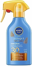 Духи, Парфюмерия, косметика Солнцезащитный спрей для лица - NIVEA Sun Protege & Broncea Spf30