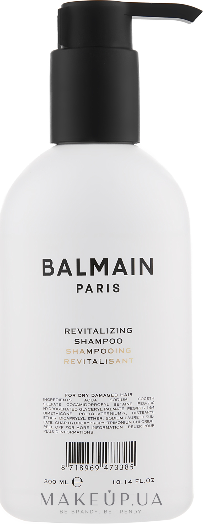 Восстанавливающий шампунь для волос - Balmain Paris Hair Couture Revitalizing Shampoo  — фото 300ml