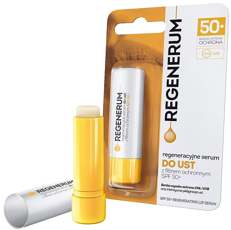 Відновлювальна сироватка для губ - Aflofarm Regenerum Serum SPF 50+ — фото N1