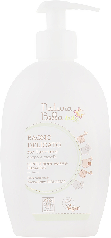 Пінка для ванни дитяча "Без сліз" - Naturabella Baby Gentle Body Wash & Shampoo — фото N1