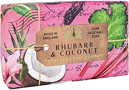 Мило "Ревінь і кокос" - The English Soap Company Anniversary Rhubarb & Coconut Soap — фото N1