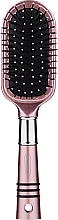 Щетка массажная квадратная, 1753, розовая - Titania — фото N1