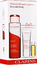 Парфумерія, косметика Набір - Clarins (b/cr/gel/200ml + b/scrub/30ml + oil/10ml)