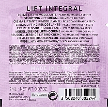 Моделювальний ліфтинг-крем для обличчя - Lierac Lift Integral Sculpting Lift Cream (пробник) — фото N2