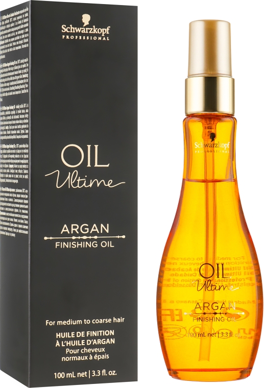 Аргановое масло для нормальных и жестких волос - Schwarzkopf Professional Oil Ultime Argan Finishing Oil — фото N1
