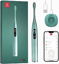 Парфумерія, косметика Розумна зубна щітка Oclean X Pro Green - Oclean X Pro Mist Green (OLED) (Global)
