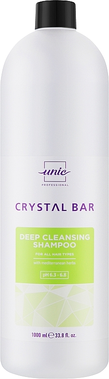 Шампунь для глубокого очищения - Unic Crystal Bar Deep Cleansing Shampoo