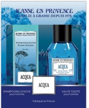 Духи, Парфюмерия, косметика Jeanne en Provence Aqua - Набор (edt/100ml + sh/gel/75ml)