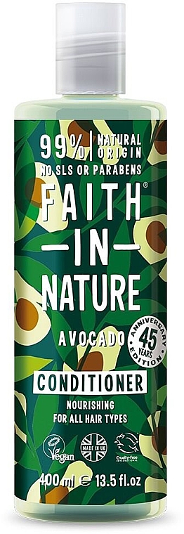 Кондиціонер для волосся "Авокадо" - Faith In Nature Avocado Conditioner — фото N1