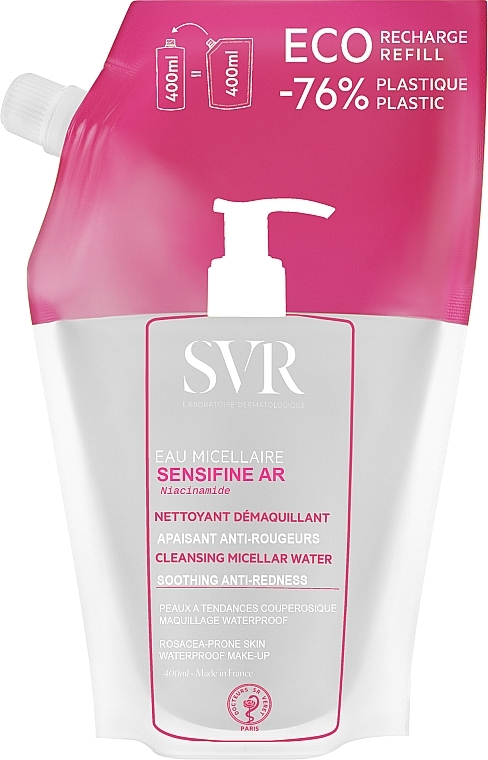 Мицеллярная вода - SVR Sensifine AR (сменный блок)