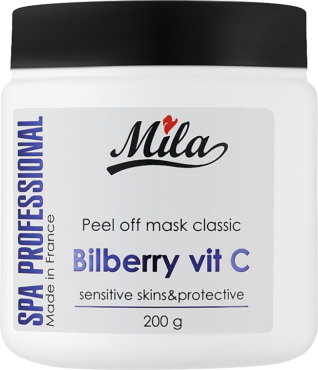 Маска альгинатная "Черника и витамин С" - Mila bilberry mask  — фото N3