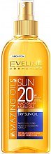 Парфумерія, косметика Сонцезахисна суха олія для тіла SPF20 - Eveline Cosmetics Amazing Oils Dry Sun Oil SPF20