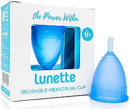 Духи, Парфюмерия, косметика Менструальная чаша, модель 2, голубая - Lunette Reusable Menstrual Cup Blue Model 2
