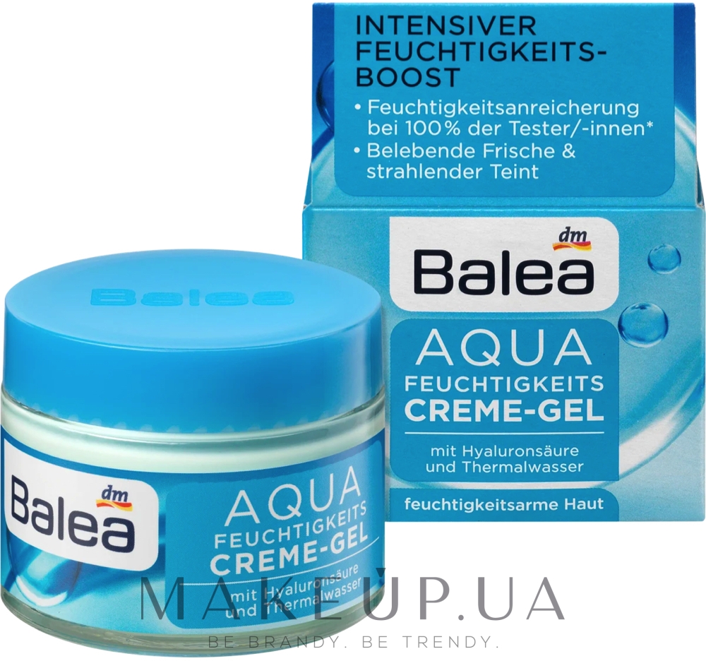 Крем-гель денний інтенсивно зволожуючий - Balea Aqua Moisture Cream Gel — фото 50ml