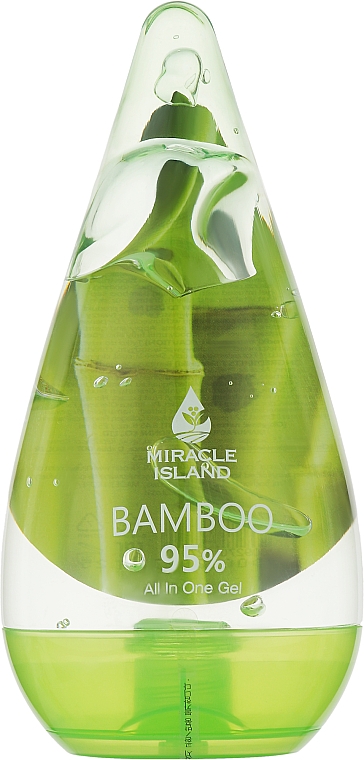 Гель для обличчя, тіла і волосся "Бамбук" - Miracle Island Bamboo 95% All In One Gel