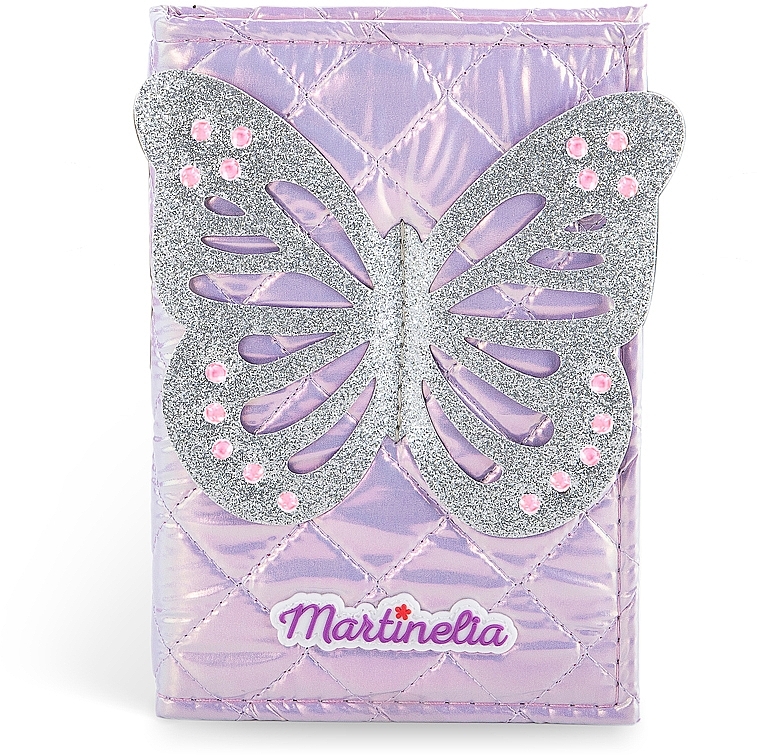 Палетка для макияжа, фиолетовая - Martinelia Shimmer Wings Beauty Book — фото N1