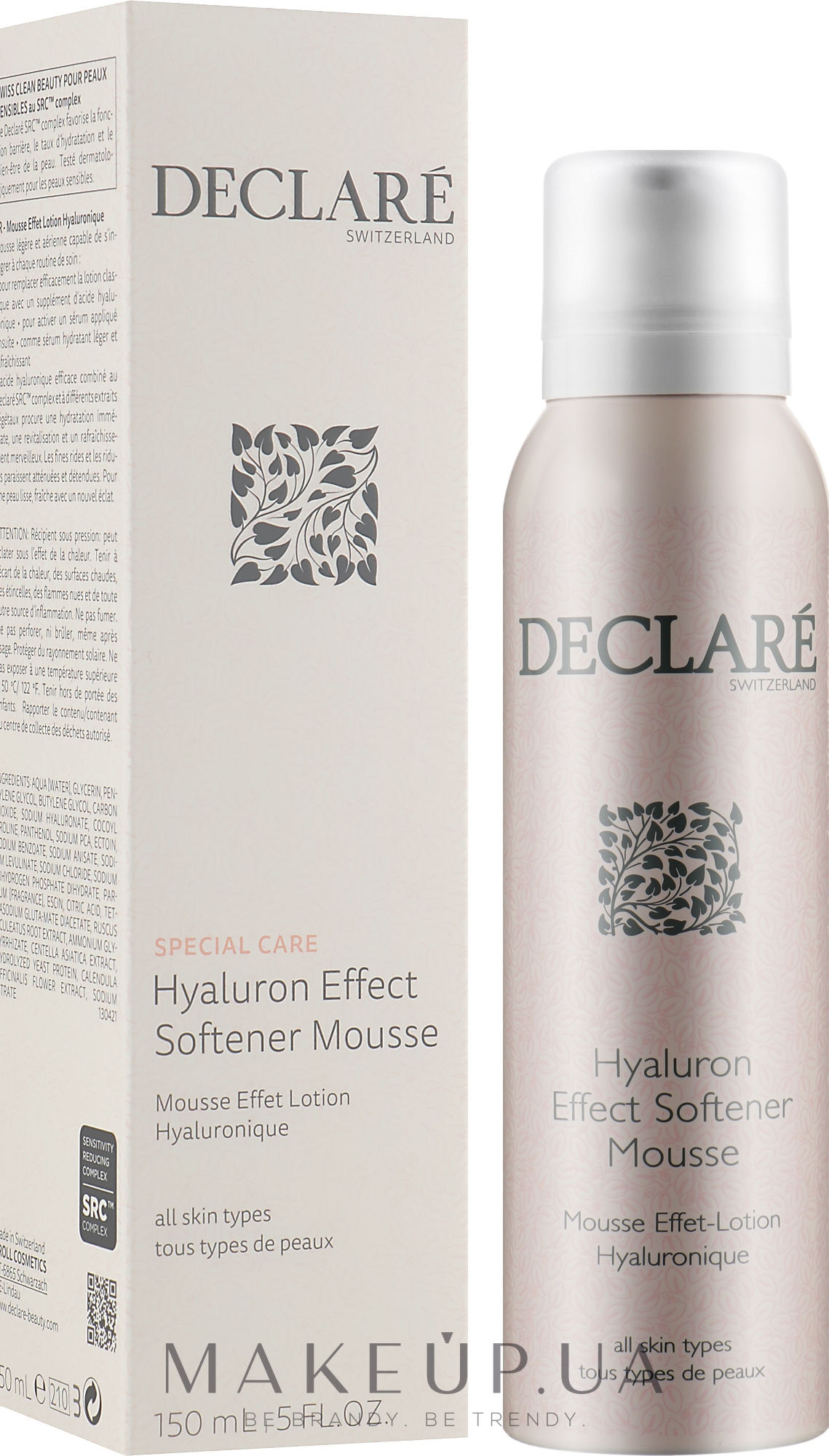 Гиалуроновый мусс для лица - Declare Hyaluron Effect Softner Mousse — фото 150ml