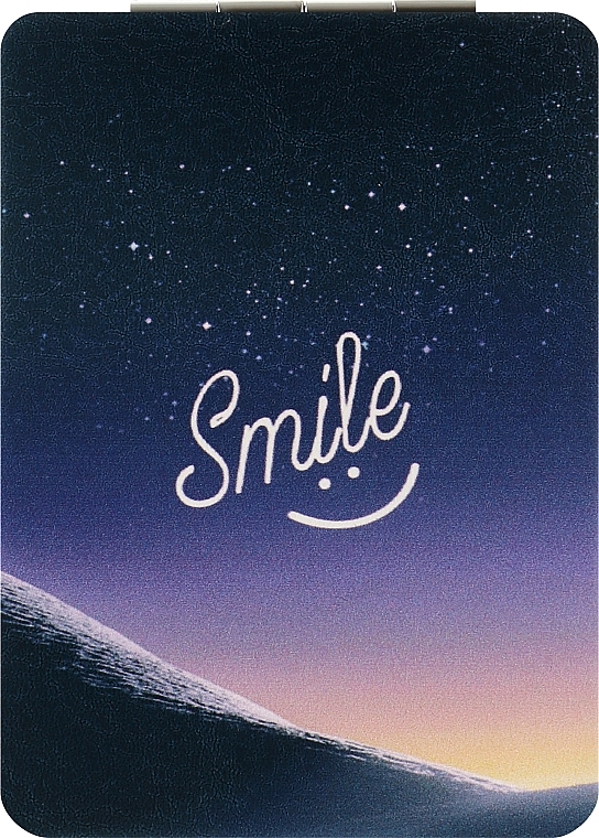 Зеркало косметическое "Smile", прямоугольное, фиолетовое - SPL — фото N1