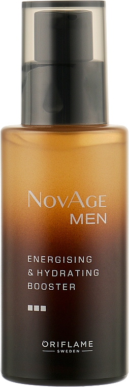 Зволожувальна енергосироватка для обличчя - Oriflame NovAge Men Energising & Hydrating Booster — фото N1