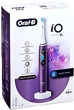 Електрична зубна щітка, фіолетова - Oral-B Braun iO Series 8N — фото N2