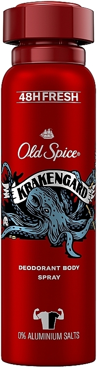 Аэрозольный дезодорант - Old Spice Krakengard Deodorant Spray — фото N1