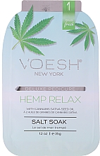 Набір для педикюру "Коноплі" - Voesh Delux Pedicure Hemp Relax 4 Step Pedi In A Box — фото N2