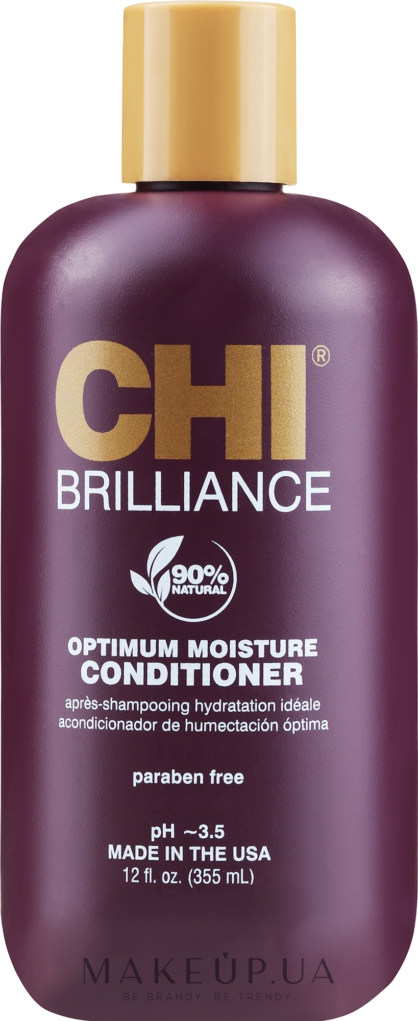 Кондиционер для поврежденных волос - CHI Deep Brilliance Optimum Moisture Conditioner — фото 355ml