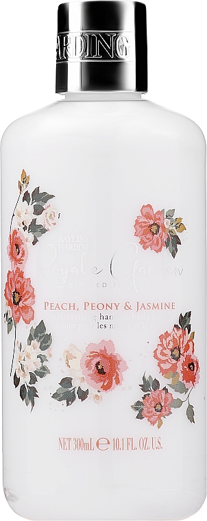 Набор, 5 продуктов - Baylis & Harding Royale Garden Peach, Peony & Jasmine — фото N4