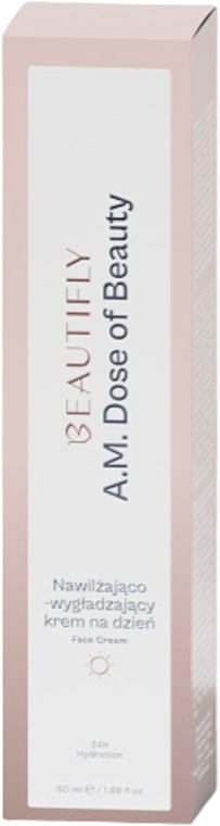 Зволожувальний денний крем для обличчя - Beautifly A.M. Dose Of Beauty Face Cream — фото N2
