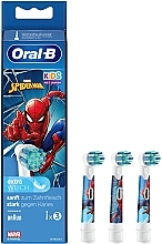 Парфумерія, косметика Змінна насадка для дитячої зубної щітки "Spiderman" - Oral-B Refills 3 Pack