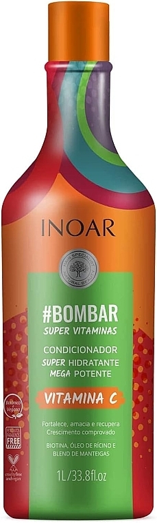 Восстанавливающий кондиционер для волос - Inoar Bombar Super Vitamins Conditioner — фото N1