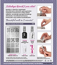 Набір для стемпінгу нігтів № 2 - Moyra Nail Stamping Kit — фото N2