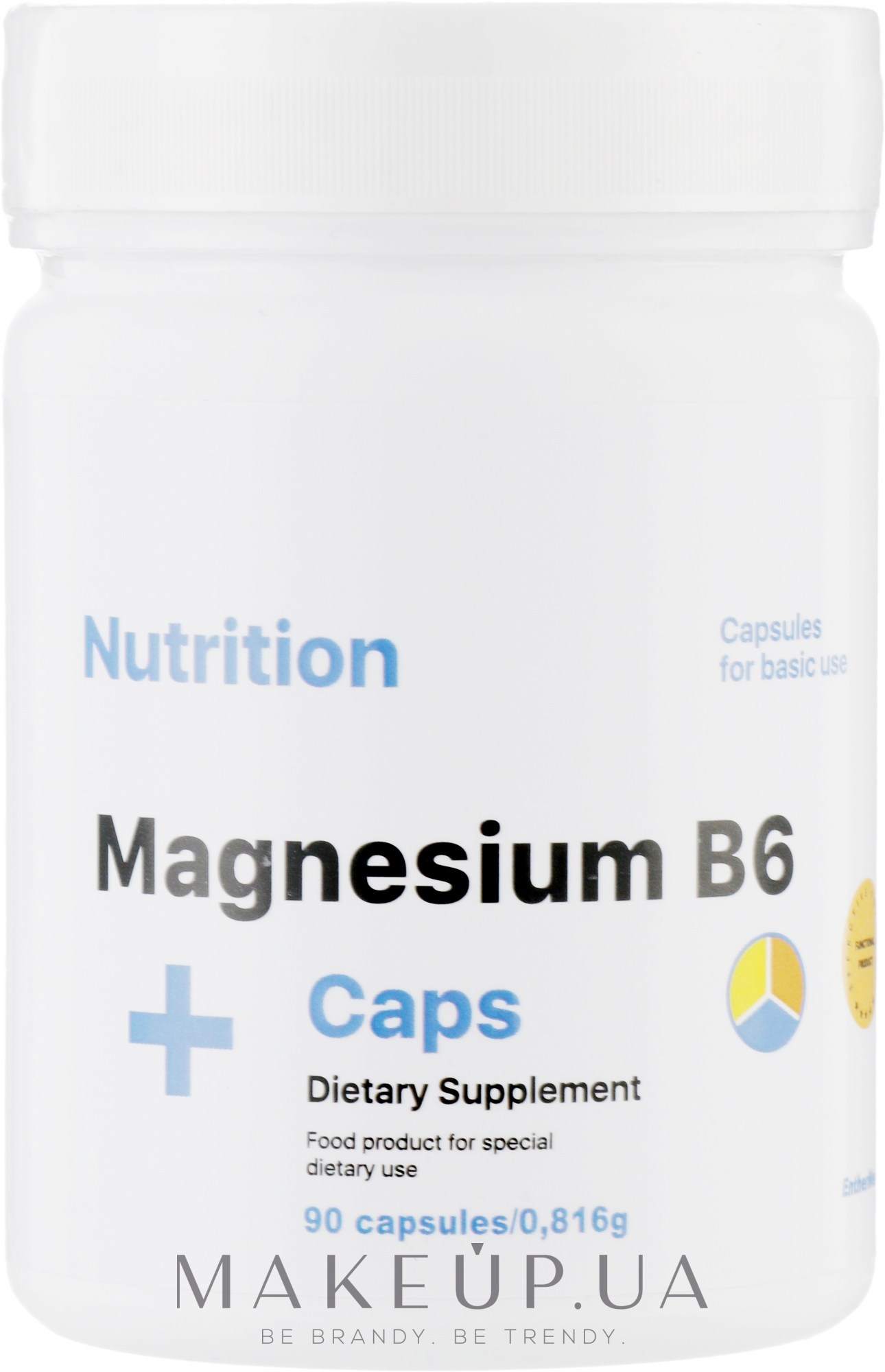 Мінерально-вітамінний комплекс "Magnesium B6 + Caps" - EntherMeal Dietary Supplement — фото 90шт
