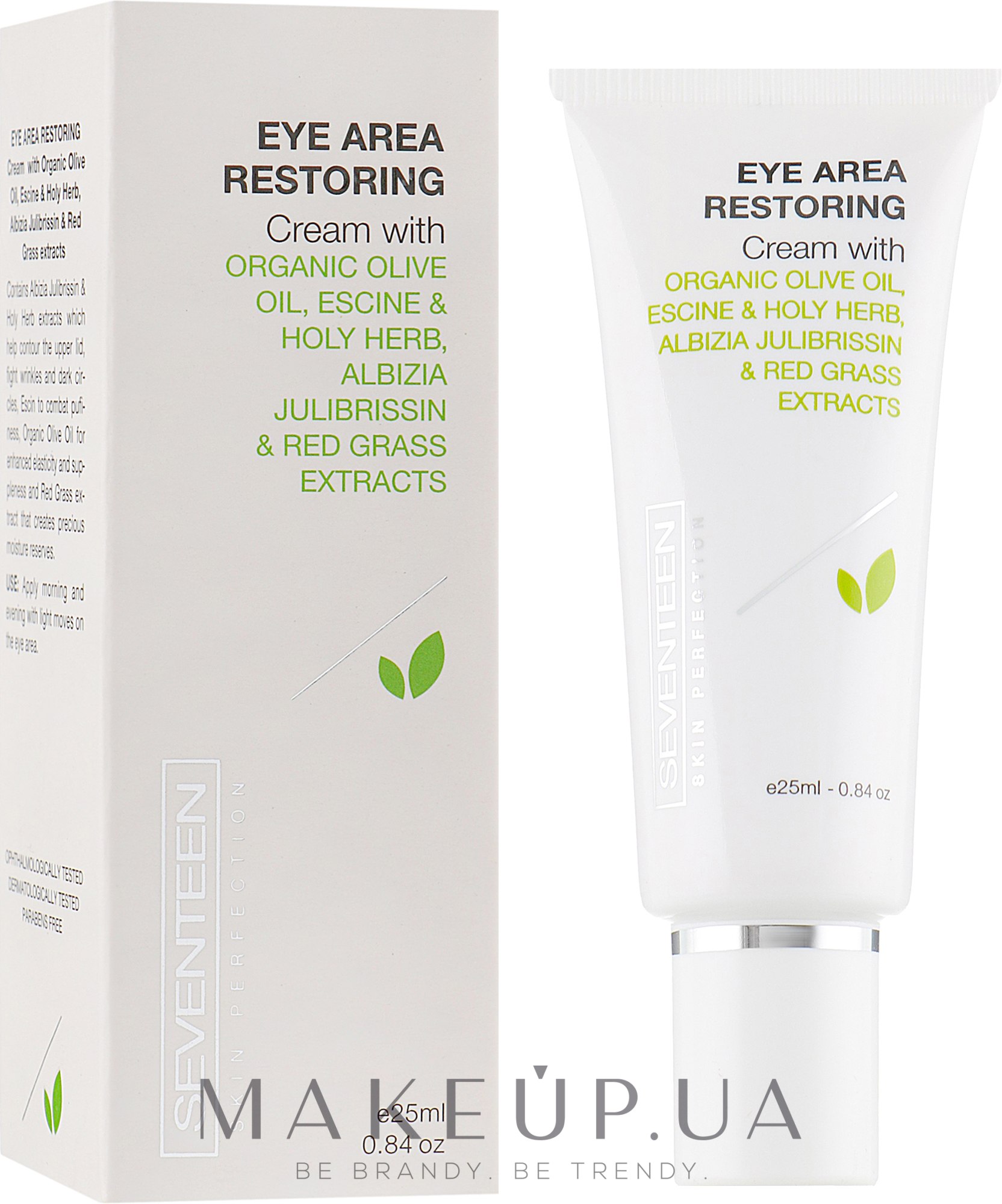 Крем для шкіри навколо очей - Seventeen Skin Perfection Eye Area Restoring Cream — фото 25ml