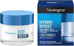 Зволожувальна нічна маска - Neutrogena Hydro Boost Night Cream — фото N2