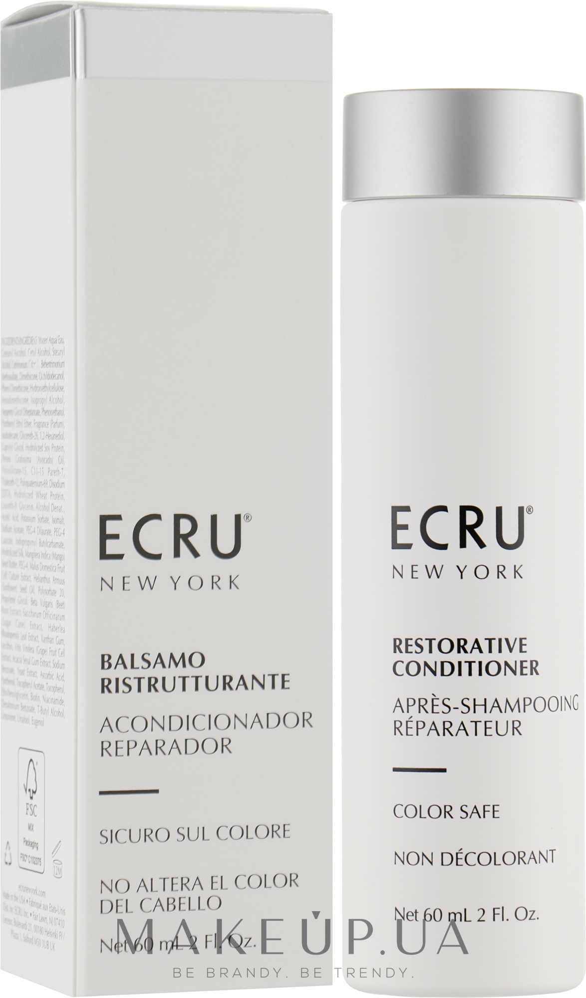 Відновлювальний кондиціонер для волосся - ECRU New York Restorative Conditioner — фото 60ml