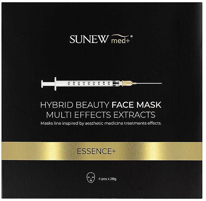 Гібридна тканинна маска для обличчя з пептидами і слизом равлика - SunewMed+ Essence Hybrid Beauty Face Mask — фото N1