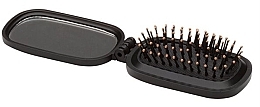 Парфумерія, косметика Складна щітка для волосся з дзеркалом, чорна - Avon Advance Techniques