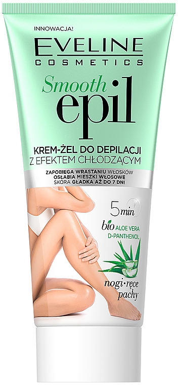 Крем-гель для депіляції з охолоджувальним ефектом - Eveline Cosmetics Smooth Epil — фото N1