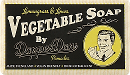 Парфумерія, косметика Мило чоловіче натуральне - Dapper Dan Vegetable Soap Lemongrass And Limes