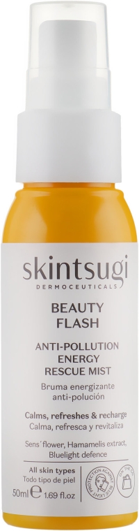 Заряжающий мист против загрязнений - Skintsugi Beauty Flash Anti-Stress Energy Rescue Mist — фото N1