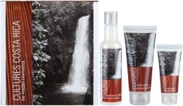 Парфумерія, косметика Набір - Mades Cosmetics Cultures Costa Rica (sh/cr/200ml + h/cr/100ml + b/scr/200g)