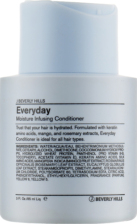 Щоденний зволожувальний кондиціонер для волосся - J Beverly Hills Blue Hydrate Every Day Moisture Infusing Conditioner — фото N1