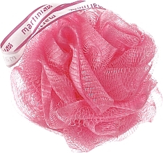 Духи, Парфюмерия, косметика Сетчатая массажная мочалка в упаковке, розовая - Martini SPA