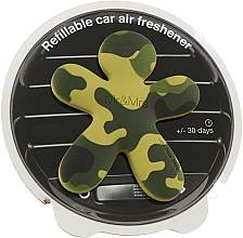 Парфумерія, косметика Ароматизатор для авто - Mr&Mrs Niki Pine & Eucalyptus Green Camouflage