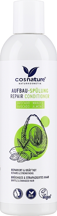 Відновлювальний кондиціонер "Авокадо і мигдаль" - Cosnature Repair Conditioner Almond & Organic Avocado